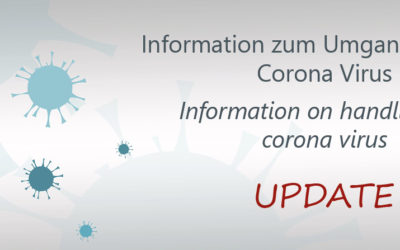 Information zum Umgang mit dem Coronavirus