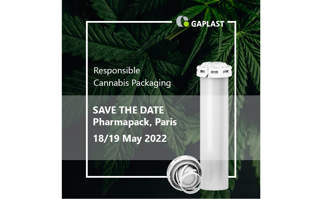 Come and visit us at Pharmapack in Paris and we talk about responsible Cannabis packaging and more