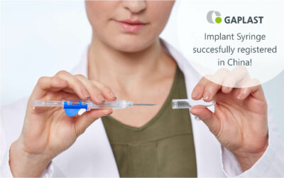 Implant syringe registered in China!