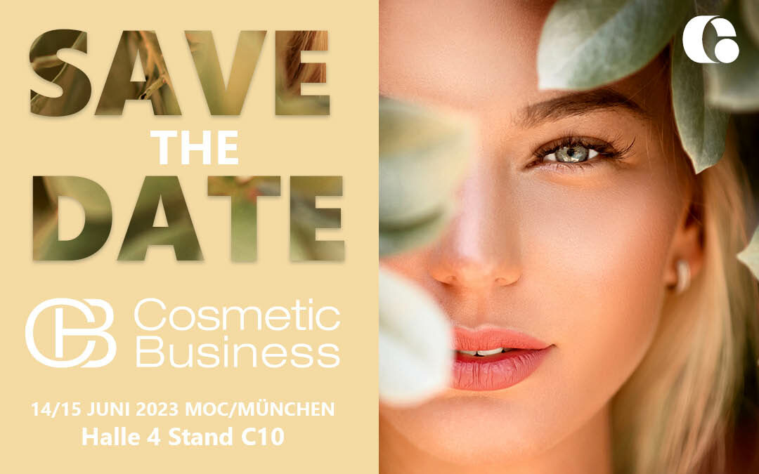 Save-the-date Cosmetic Business 2023- Gaplast Aussteller Halle 4 Stand C10