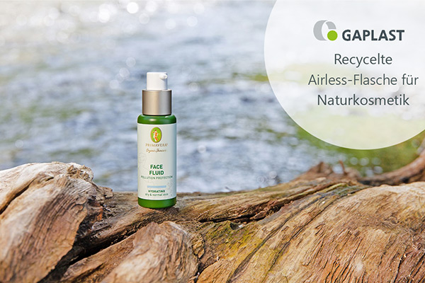 Produktfoto Primavera Face Fluid mit 30ml AirlessMotion PCR Flasche