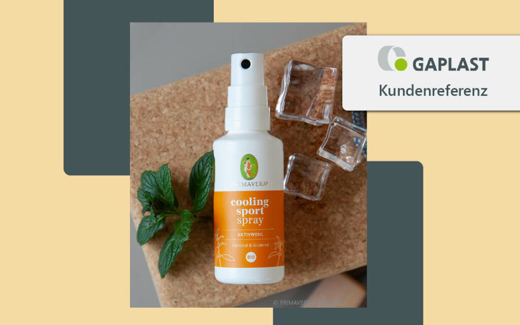 Gaplast News - Primavera Fußspray Primavera Fußspray mit AirlessMotion bag-in-bottle System