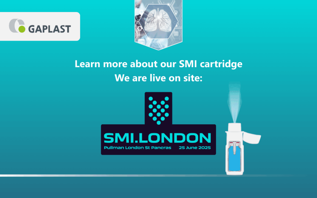 GAPLAST News-SMI London SMI.London event - info about our airless cartridge for soft mist inhaler