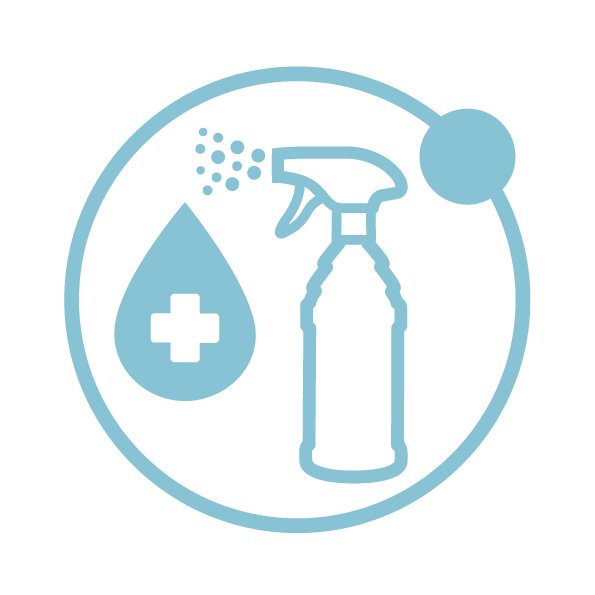 Gaplast Desinfektion icon   
hellblau